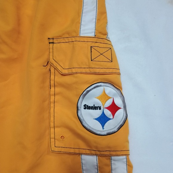 Pittsburgh Steelers Yellow Swim Shirts Trunks Size XL - Picture 2 of 7